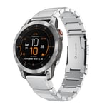 Garmin Epix Gen 2 22mm klockarmband i rostfritt stål, 22mm - Silver