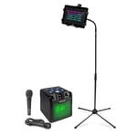 SBS50B-D Karaoke Set For Kids with 2 Microphones & Tablet Stand, Bluetooth Audio