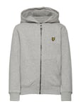 Classic Zip Hoodie Grey Lyle & Scott Junior