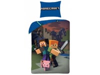 Minecraft 2In1 Sängkläder - 100 Procent Bomull