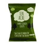 Ten Acre, Potato Chips - Hand Cooked Crisps, Vegan and Kosher Certified - 40g Pack of 24, The Story of When The Cheese Met The Onion