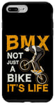 Coque pour iPhone 7 Plus/8 Plus Le BMX n'est pas qu'un vélo, c'est la vie Bicycle Cycling Extreme BMX