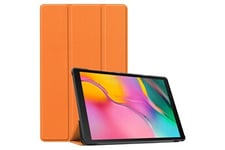 Hsmy Housse et étui pour tablette Etui huawei mediapad t3 7.0housse orange avec protection d'écran en verre trempé (xys059)