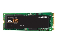 Samsung 860 EVO MZ-N6E500BW - SSD - kryptert - 500 GB - intern - M.2 2280 - SATA 6Gb/s - buffer: 512 MB - 256-bit AES - TCG Opal Encryption 2.0