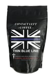 Contact Left Coffee Company Thin Blue LINE Coffee Blend Roast Coffee Beans