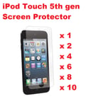 Crytal Clear Lcd Screen Protector Cover Guard For Apple Ipod Touch 5th 6th Gen
