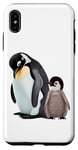 Coque pour iPhone XS Max conception drôle de taille de pingouin pour les petites
