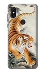 Chinese Tiger Brush Painting Case Cover For Xiaomi Mi Mix 3