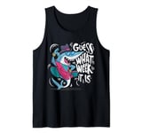 Guess What Week It Is Funny Shark Diver Ocean Boy Girl Men Tank Top