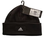 Adidas Short Fit Beanie Hat Amplifier Mens Black OSFM GS2101 Genuine Brand New