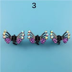 6 Pcs Butterfly Hairpin Mini Hair Claw Clip 3