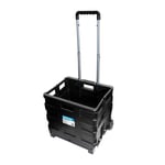 25kg Folding Boot Cart Shopping Trolley Fold Up Storage Box  - Lifetime Warranty