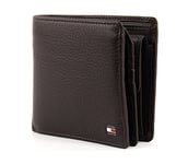 Tommy Hilfiger TH Story SLG CC Flap and Coin Pocket, Portefeuille Homme - Marron - Braun (Coffee Bean 201 201), 13x10x3 cm (B x H x T)