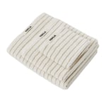 Tekla - Bath Sheet 100x150, Sienna Stripes - Handdukar och badlakan