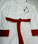Official Assasin's Creed White And Red Adults Bathrobe One Size Bnip