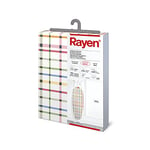 Rayen | Housse pour table à repasser Universelle XXL | 3 épaissuers: mousse, molleton et tissu 100 % coton | Gamme Medium de Rayen | 150 x 55 cm | Rayures de couleur