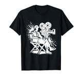 Cool Film Director on a Chair Movie director Film Maker T-Shirt