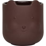 Bear kruka 9 cm, terracotta