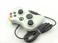 Manette Filaire Xbox 360 Manette De Jeu Xbox 360 Compatible Avec Pc Gamepad-Neutral White-Joy562