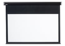 Kingpin Screens Blackline Electric Screen 90", BLS210-16:9, 210 cm bred, 200 bred visningsyta, 60 blackdrop, svart kassett, kontrollsystem KP300A