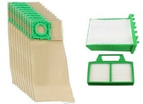 10 Dust Bags & Filters For Sebo K Series Airbelt K1 K3 Komfort Vacuum Cleaner