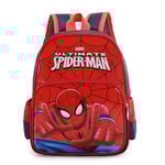 Ultimate Spiderman Ryggsäck Barn Pojkar Flickor Ryggsäck Resa Skola Väska Med Nätfickor Väska [FW] Red