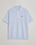 Lacoste Relaxed Fit Moss Stitched Knitted Polo Phoenix Blue