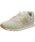 New Balance Womens 373 Sneakers in Grey/Gold Suede - Size UK 10