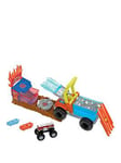 Hot Wheels Monster Trucks: Colour Shifters 5-Alarm Rescue Playset