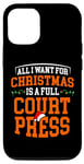 Coque pour iPhone 14 Costume de Noël Amour Joueur de Basket-Ball Jeu de
