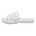 UGG Femme Mini Toboggan Sandale, Blanc Brillant, 38 EU