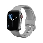 Apple Watch Series 4-6 40mm Armband i silikon, Grå