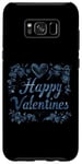 Coque pour Galaxy S8+ typographie Happy valentine's day Idea Creative Inspiration