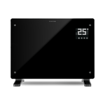Devola 1500W Glass Panel Heater with Wifi app - Black - DVPW1500B