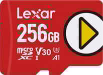Karta Lexar Play Microsdxc 256 Gb Class 10 Uhs-I/U1 A1 V30 (Lmsplay256g-Bnsng)