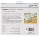 InFuse True Wireless Earphones Package with Wireless Charging Plate Rechargeable