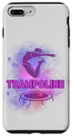 Coque pour iPhone 7 Plus/8 Plus Trampoline de gymnastique acrobatie moderne pour fans de sport
