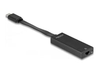Delock - Nätverksadapter - Usb-C 3.2 Gen 1 - Gigabit Ethernet X 1 - Svart