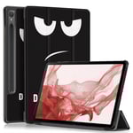 Samsung Galaxy Tab S9 Fodral Tri-fold Don't Touch Me
