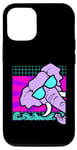 iPhone 13 Pro Aesthetic Vaporwave Outfits with Elephant Vaporwave Case