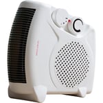 Daewoo Fan Heater 2KW with Variable Thermostat 2Heat Setting Portable - HEA1927
