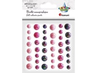 Självhäftande Pärlor Rosa 42St
