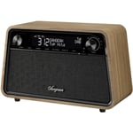 Sangean - Premium Wooden Cabinet WR-201 Radio de table dab+, fm dab+, Bluetooth, aux, fm fonction réveil noix V925383