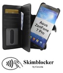 CoverIn Skimblocker XL Magnet Fodral Asus ZenFone 7 Pro (ZS671KS) (Svart)