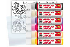 Marabu - Fun & Fancy Window Color 6x25ml Princess (822509)