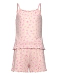Lindex Pyjama Set Pointelle Singlet A Rosa