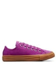 Converse Womens Suede Ox Trainers - Purple