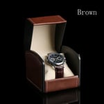 Watch Display Case Wristwatch Holder Jewelry Box Brown