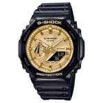 Wristwatch CASIO G-SHOCK GA-2100GB-1AER Silicone Black Golden Sub 200mt