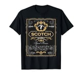 Scotch Whiskey Label Booze Father's Day Bachelor Party Gift T-Shirt